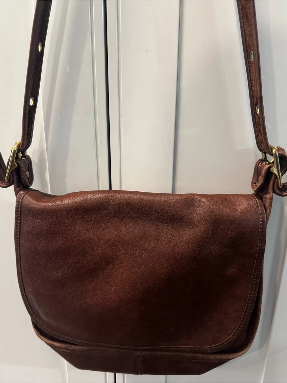 Vintage Coach Women's Leather Brown Bag L4C- 9956 Purse